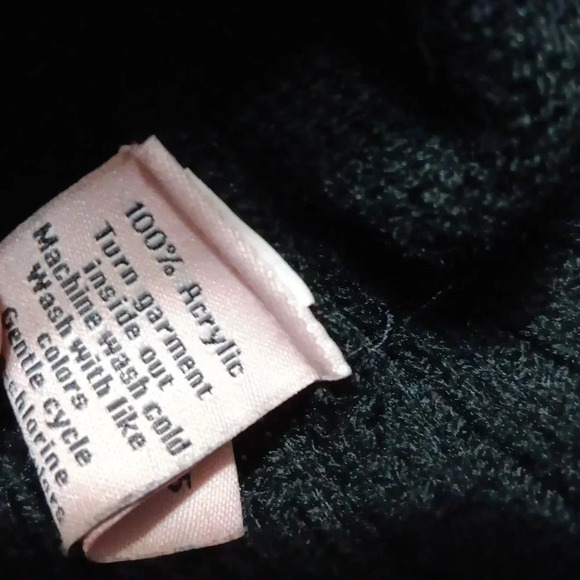 Womens XS Black Juicy Couture Mock Neck Pearl Embellished - Picture 4 of 7